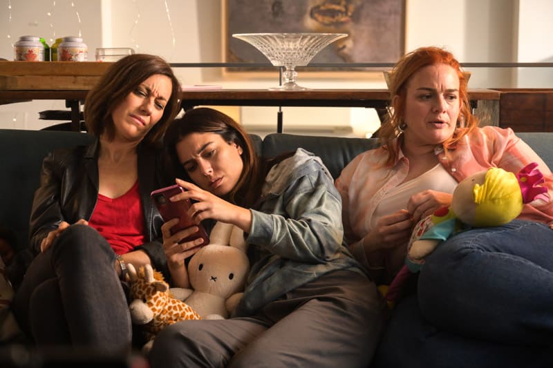 Cristina Gallego (Penélope), Blanca Suárez (Mabel) y Esperanza Guardado (Fanny). Por orden de aparición. Fuente: www.neo2.com   